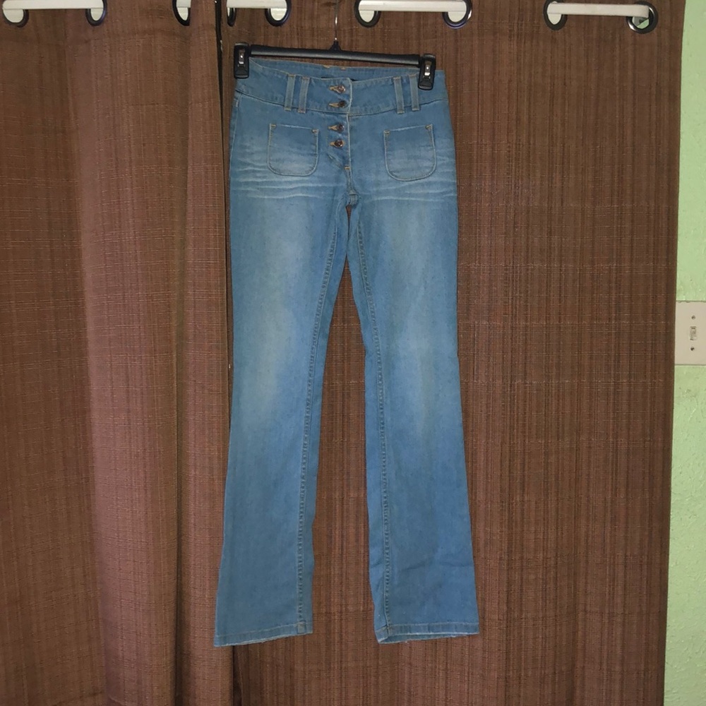 Blue High Waisted Jeans